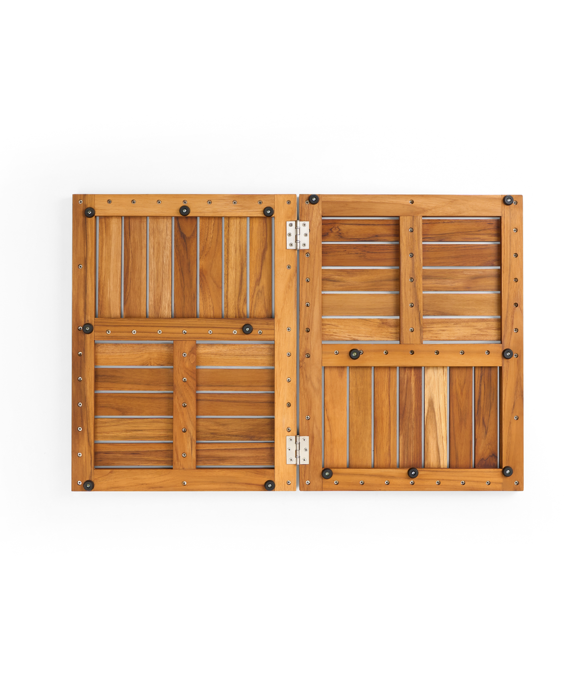 Premium 32"x21" Solid Teak Wood Shower Mat