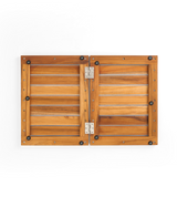 Premium 24"x16" Solid Teak Wood Shower Mat