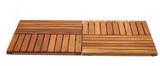 Premium 39"x21" Solid Teak Wood Shower Mat
