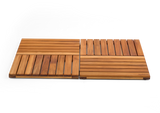 Premium 32"x21" Solid Teak Wood Shower Mat