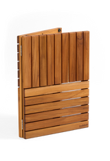 Premium 32"x21" Solid Teak Wood Shower Mat