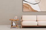 Premium 18" Teak Wood Shower Bench Curved With Shelf, 2-Tier